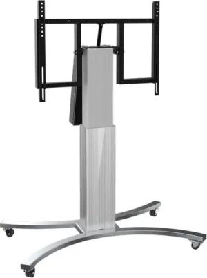 Celexon ExpertDisplay-Rollwagen Adjust-V4286S mit Kippfunktion - 50cm Hub TV-Wandhalterung, (bis 86 Zoll, elektrisch höhenverstellbar, max VESA 800 x 600, schwarz/silber)
