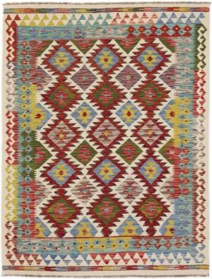 Nain Trading Orientteppich Kelim Afghan 153x200 Handgewebter Orientteppich, rechteckig, Höhe: 3 mm