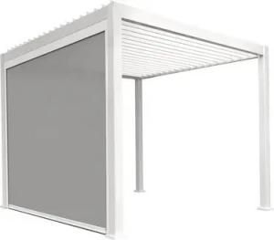 Weide Pavillonseitenteil Sonnenrollo für 4,0 M Weide und Mirador Classic Pavillon weiß