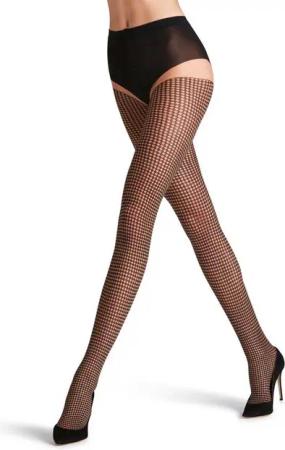 FALKE Feinstrumpfhose Houndstooth 15 DEN (1 St) aus hochwertigem Material