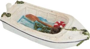 HobbyFun Dekofigur Ruderboot Korsika, 7 cm x 3,4 cm x 1,5 cm