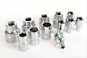 Saltus Steckschlüssel SALTUS 1/2 Steckschlüssel-Einsatz-Set 8-28 mm Profi Nuss CV 12-…