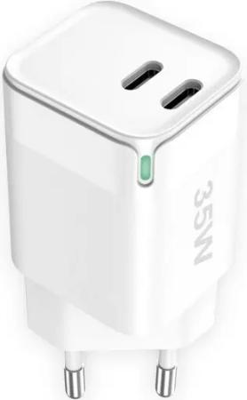 fontastic GaNto35 Schnell-Reiselader mit zwei USB Type-C™ Anschlüssen Netzteil
