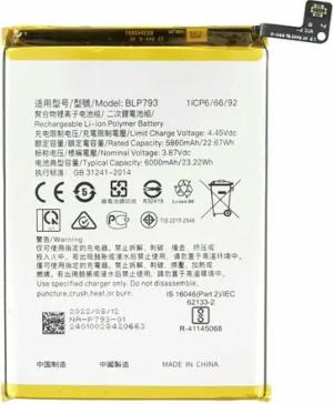 BLP793 Akku für Oppo Realme C12 C15 6000mAh Ersatzakku Handy-Akku (1 St)