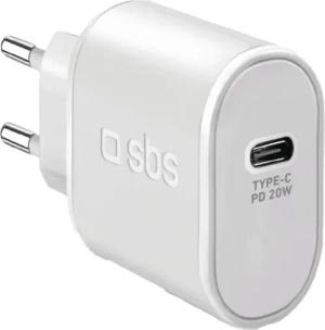 sbs PD Reiselader 20W USB-C Smartphone-Ladegerät