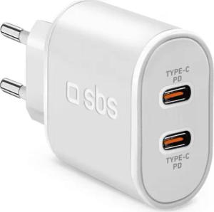 sbs PD Reiselader 20W USB-C Smartphone-Ladegerät