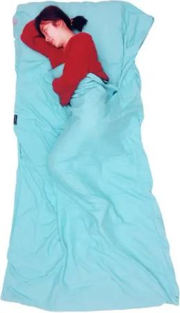 Refttenw Hüttenschlafsack Reiseschlafsack Leichter Schlafsack mit Kissenbezug 115x210cm, für Camping, Hotel & Wandern