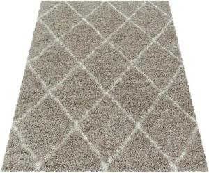 Stilvoll Günstig Hochflor-Teppich Teppich für den Flur oder Küche Geometrisches Design, Läufer, Höhe: 30 mm