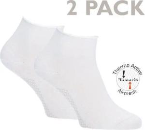 Tamaris Kurzsocken mit Rollrand mit Active Airmesh Sohle (Set, 2-Paar, 2er-Pack) Thermo-Active Airmesh Sohle