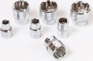 Saltus Steckschlüssel SALTUS 3/8 Steckschlüssel-Einsatz-Set 8-22 mm Profi Nuss CV 7-t…