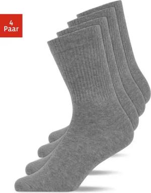SNOCKS Tennissocken Cleane Sportsocken (4-Paar) aus Bio-Baumwolle, stylish für jedes Outfit