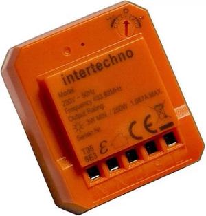Intertechno Licht-Funksteuerung ITD-251 Funk-Mini Einbaudimmer Modul für TASTER, 1 Schaltkontakte, 1-tlg.