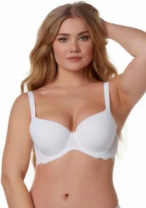 After Eden D-cup & up T-Shirt-BH LIV mit zarten Spitzenverzierungen