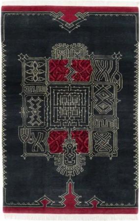 Nain Trading Orientteppich Nepal 199x301 Handgeknüpfter Moderner Orientteppich, rechteckig, Höhe: 15 mm