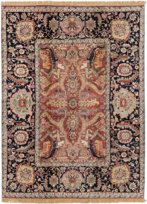 Nain Trading Orientteppich Indo Tabriz 330x245 Handgeknüpfter Orientteppich, rechteckig, Höhe: 15 mm