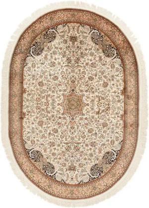 Nain Trading Seidenteppich Kaschmir Seide 166x243 Handgeknüpfter Orientteppich, rechteckig, Höhe: 4 mm