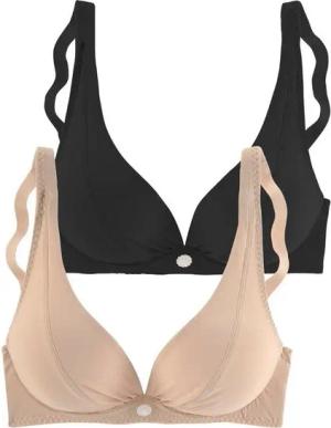 petite fleur Bügel-BH (Packung, 2 Stück) für ein tiefes Dekolleté