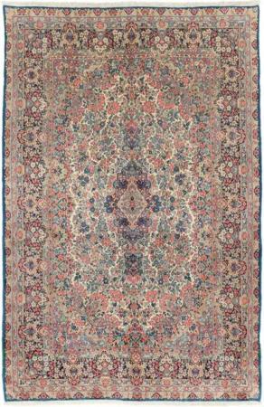 Nain Trading Orientteppich Kerman 182x295 Handgeknüpfter Orientteppich / Perserteppich, rechteckig, Höhe: 12 mm