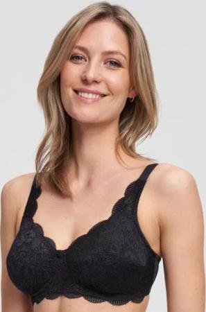 Susa Bügelloser BH Susa Latina Care Prothesen-BH ohne Bügel 8213 (90 B Schwarz)