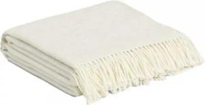 Wohndecke Gant Home Wolldecke Gant Logo Throw White Sand (130x180cm), Gant