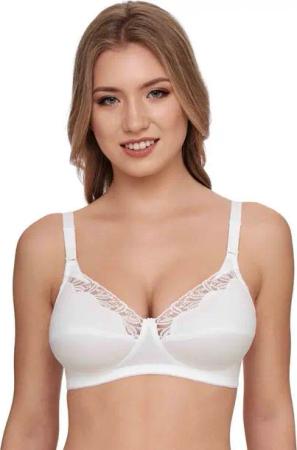 Susa Bügelloser BH Susa Cotton BH ohne Bügel 9477 (85 B Weiss)
