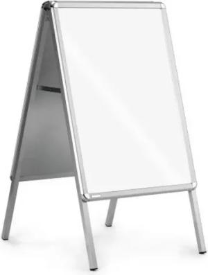 magnetoplan® Einzelrahmen Plakatständer Kundenstopper SP - DIN A2 - 46,5x64,2 wetterfest Silber, (1 St)