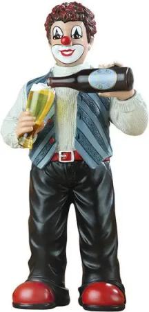 GILDE Sammelfigur Gildeclowns Figur Wohl bekomm s - blau-schwarz - H. 15cm (1 Stück)
