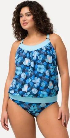 Ulla Popken Tankini Tankini Blumen Softcups Träger verstellbar