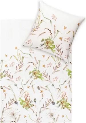 Estella Bettwäsche Estella Bio Mako Satin Bettwäsche 135x200 Rita Trockenblumen Gräser, Bio Mako-Satin, 2 teilig