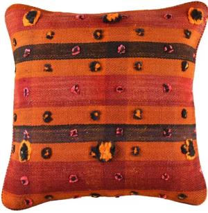 KUHFELL online & NOMAD Bodenkissen Sitzkissen Sitzpouf feinster persischer Kelim Kissen 60 x 60 cm