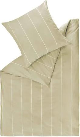 Esprit Bettwäsche HARPLINES Renforcé Kissenbezüge und Bettwäsche, Baumwolle, 1 teilig, 140 x 200 cm in Beige