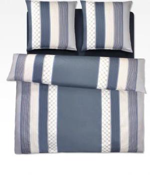 JOOP! Bettwäsche JOOP! LIVING - CORNFLOWER STRIPES Garnitur, Textil, 3 teilig