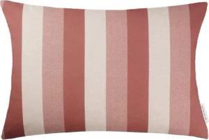 TOM TAILOR Dekokissen Tom Tailor Zierkissenhülle Checked Stripe rost 40x60cm