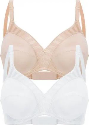 Felina Set: Bügelloser BH 2er Pack BH ohne Bügel Weftloc (Spar-Set, 2-tlg) -