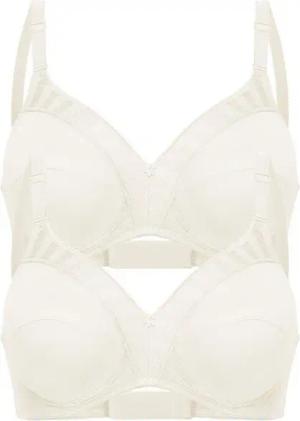 Felina Set: Bügelloser BH 2er Pack BH ohne Bügel Weftloc (Spar-Set, 2-tlg) -