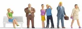 NOCH Dekofigur NOCH Menschen mit Handy, Miniaturfiguren aus Kunst