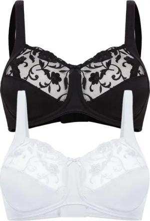Felina Set: Bügelloser BH 2er Pack BH ohne Bügel Moments (Spar-Set, 2-tlg) -