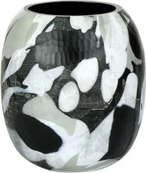 Lambert Tischvase Björn Glasvase vintage schwarz klein H 22 cm, D