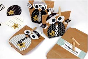 PAPIERDRACHEN Adventskalender DIY Adventskalender - Weihnachtseulen - (24-tlg)