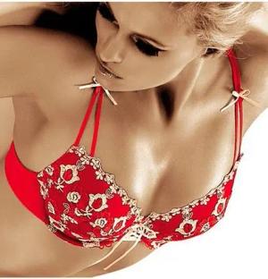 Róza Lingerie Bügel-BH BH Parysa in rot (einzeln, 1-tlg)
