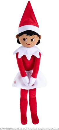 Elf on the Shelf Anziehpuppe Elf Plushee Pals® Huggable Mädchen Braune Augen