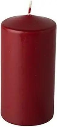 PAPSTAR GmbH Stumpenkerze 6 Stumpenkerzen 6x11,5cm - bordeaux