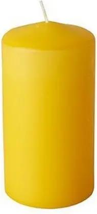 PAPSTAR GmbH Stumpenkerze 6 Stumpenkerzen 6x11,5cm - goldgelb