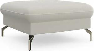 sit&more Hocker Fashion, inklusive Federkern, mit satinierten Nickelfüßen