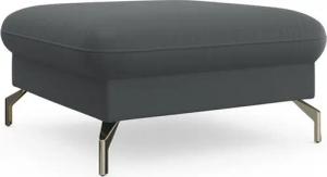 sit&more Hocker Fashion, inklusive Federkern, mit satinierten Nickelfüßen