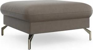 sit&more Hocker Fashion, inklusive Federkern, mit satinierten Nickelfüßen