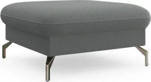 sit&more Hocker Fashion, inklusive Federkern, mit satinierten Nickelfüßen
