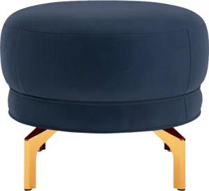 sit&more Polsterhocker Orient 3, goldfarbene Metallfüße