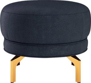 sit&more Polsterhocker Orient 3, goldfarbene Metallfüße