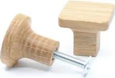 ekengriep Möbelgriff 123, Möbelgriff aus Eiche für Küche, IKEA Schrank, Schubladen usw.